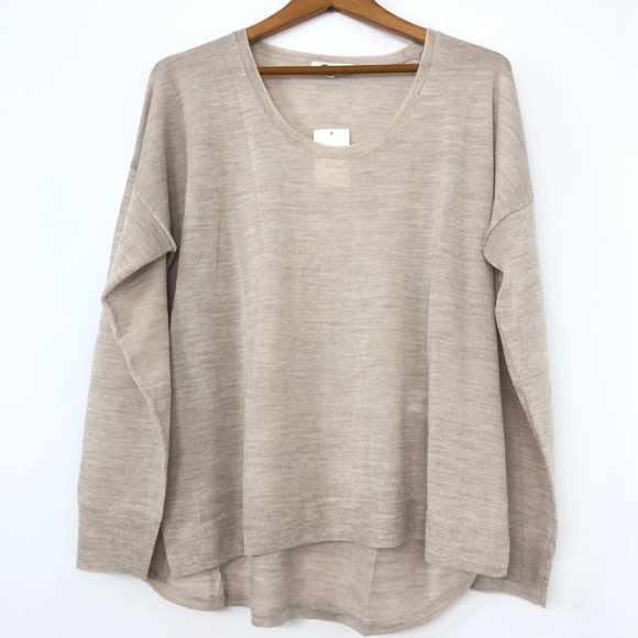 Madewell Sweaters - Madewell Pullover Sweater Marled  Dune NWT Large